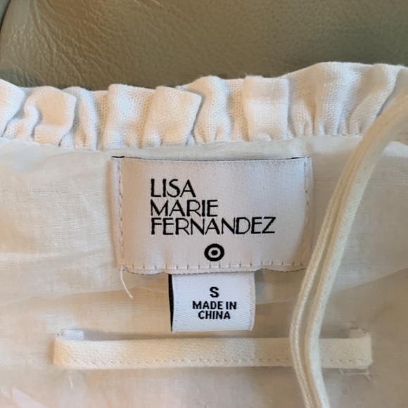 Lisa Marie Fernandez for Target Women's
Ric Rac Dress S White Pink Yellow - Picture 7 of 10